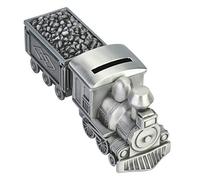 ZJchao Bapteme - Boîte à Monnaie en Métal en Forme de Train Rétro pour Enfants, Boîte à Monnaie en Alliage Robuste pour Enfants, Décoration de Bureau