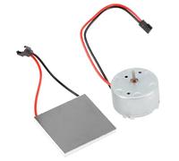 ZJchao Bois Cheminée Cheminée Feuille de Générateur de Ventilateur de - Ensemble d'accessoires de Moteur de Générateur électrique pour Ventilateurs de, Composants en Métal et en Plastique