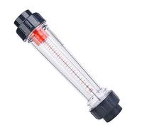 ZJchao D50 Mesure Débit LZS-40 Débitmètre de Liquide à Tube en Plastique ABS - Instruments de Mesure pour une Précise des Liquides, 0,6-6 M³/H