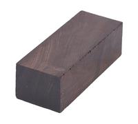 ZJchao Ebony Blank Woodcraft Bloc de Bricolage en Bois d'ébène Vierge de qualité Supérieure pour Projets de Bricolage, Poignées d'instruments et Incrustations Décoratives 125 Mm X 50 Mm X 40