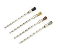 ZJchao Ensemble de Brosses Métalliques Ensemble de Brosses Métalliques en Acier Inoxydable pour le Nettoyage - Mini Brosse Métallique pour Zones étroites et Perceuses électriques - Durables 3 X 100