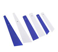 ZJchao Ensemble d'outils de Colle en Plastique, 6 Pièces, Grattoir à Colle pour l'artisanat du Cuir et les Projets de Bricolage