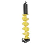 ZJchao Fishing Nylon Tarière à Glace électrique sans Fil pour la Pêche - Perceuse à Percussion en Nylon avec Adaptateur Universel pour les Amateurs de Pêche sur Glace - 15,2 Cm de Diamètre, 71,1 Cm de