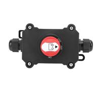 ZJchao Interrupteur à Cordon en Ligne IP67 pour Utilisation Extérieure DC 12 V-32 V, Interrupteur à Bascule Universel pour Véhicules, Connexion d'alimentation 50 A (100A)
