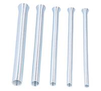 ZJchao Jeu de Cintreuses de Tubes à Ressort, 5/8 1/2 3/8 5/16 1/4 pour le Cintrage de Tuyaux en Cuivre et en Aluminium, avec Construction en Acier à Outils