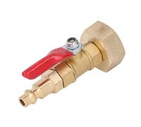 ZJchao L'Adaptateur d'éruption Est Un Adaptateur d'éruption 'hivernage en Laiton/connecteur Rapide Mâle de 4 Pouces et Filetage GHT Mâle de 3/4 Pouces pour l'hivernage des Tuyaux 'arrosage de