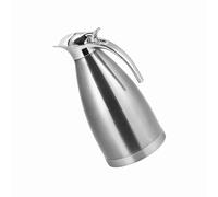 ZJchao Litres de café isolé Cafetière en Acier Inoxydable Pichet Isotherme à Double Paroi 1,5 L Serveur de Boisson isolé avec Poignée Ergonomique (2L)