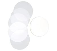 ZJchao Recharge 30mm Plastique 100 Pièces Badge Transparent Film de Protection PVC pour Bricolage Boutons Aimants Utilisation Polyvalente Durable 100 Pièces (50MM)