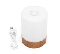 ZJchao Veilleuse LED RVB à Commande Tactile, 9 Couleurs Statiques, 3 Modes Dynamiques, Batterie Rechargeable de 5000 MAh, Lampe de Table de Chevet Portable pour Décoration de (Style de texture du