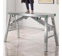ZJFJMBD Plate-Forme de Travail, Plate-Forme de Travail d'échafaudage Pliable et réglable Conducteur en Acier - Échelle d'échafaudage en Acier Pliable - Charge maximale 400 kg