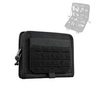 ZJIEYU Pochette Tactique Molle, Sac Tactique de Plein Air, Pochette de Rangement pour Outils Découpée Au Laser, pour Le Camping, La Randonnée et Les Activités de Plein Air