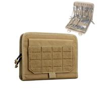ZJIEYU Pochette Tactique Molle, Sac Tactique de Plein Air, Pochette de Rangement pour Outils Découpée Au Laser, pour Le Camping, La Randonnée et Les Activités de Plein Air