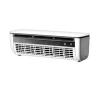 ZJLZJLO Refroidisseur d'air de réfrigération à semi-conducteurs | Ventilateur AC mural silencieux, rechargeable par USB et sans fil, 3 vitesses avec télécommande for chambre à coucher(White)