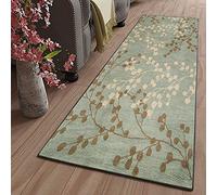 ZJXSNEH Tapis Cuisine Long Lavable antiderapant Moderne Motifs Géométriques Tapis Patchwork pour Cuisine Couloir Passage Chambre Encrer 60X120CM/23.58X47.16inches Rectangle