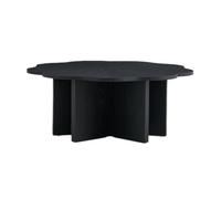 ZKALQECNF Salon Table Basse en Bois festonné, Plateau Forme de Fleur, sans Assemblage, décor Salon Moderne Basses