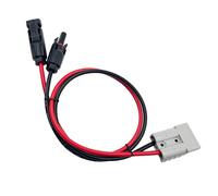 ZkeeShop Câble de rallonge solaire 50 A vers prise solaire 10 AWG - Compatible avec Anderson vers fiche solaire pour générateur solaire Charge solaire (0,6 m)