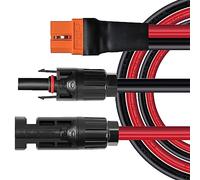 ZkeeShop Câble solaire vers XT60i - 1,5 m - 10AWG XT60I-F - Câble solaire 6 mm² - Compatible avec station d'alimentation portable Ecoflow (1,5 m)