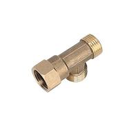 Zkenyao-raccord tuyau laiton 1/2 "Mâle / féminin fileté Union Tee Connecteur T-coq Cock Jonction Jonction Joncelle de raccord de raccord de conduit de raccord de raccord de raccord de tuyau de plomber