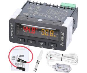 ZL-7802D Incubateur automatique Contrôleur multifonctionnel de température et d'humidité Thermostat hygrostat numérique pour le retournement des œufs et le contrôle PID