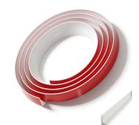 Zlokdraxy 3 mètres de moulure d’angle en silicone flexible auto-adhésive et moulure d’angle auto-adhésive pour murs, carrelage, bords d’armoire et plans de travail de cuisine.