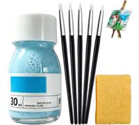 ZLXFT Drawing Gum,Fluide de Masquage pour Peinture à L'aquarelle,Drawing Gum Aquarelle,Fluide de Masquage Aquarelle,Gomme de Masquage Aquarelles,Liquide de Masquages Aquarelles,Bleu,30ml