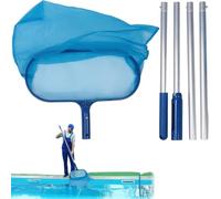 ZLXFT Épuisettes de Surface,Epuisette de Piscine,Filet De Nettoyage De Piscine,Filet de Fond Piscine,Pool Skimmer Rake Net,Épuisette Profonde pour Nettoyage de Piscine,ÉCumoire Nettoyage