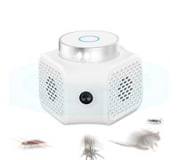 ZLXHDL Ultrason Souris et Rats Puissant à Large Portée, 360° Répulsif Rat, Quatre Modes de Fonctionnement, Couvrant Une Surface de 100 Mètres Carrés Effets pour Rats, Souris, Campagnols et Loirs