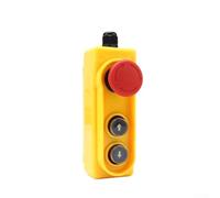 ZMdooreasy Commutateur de palan électrique 220 V de qualité industrielle avec boîtier IP54, contacts en cuivre, fonctionnement momentané et arrêt pour grue et levage