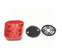 ZMdooreasy Couvercle de filtre à air pour carburateur CG328 BG328, compatible avec 49cc pour moteur 2 temps 50cc 60cc 66cc 80cc 2 temps, design d'aspiration plate, boîtier en métal plastique