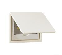 ZMdooreasy Housse décorative murale pour compteur électrique et boîte à faible courant, 35 x 25 cm, panneau rabattable en bois et plastique pour disjoncteur et boîtier de câbles réseau (A)