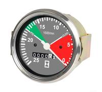 ZMdooreasy Jauge de compteur d'heures 85 mm 12 V/24 V pour tracteur Massey pour ferguson Tracteur 1674637M92 187718M92 Instrument de tableau de bord de rechange pour machines agricoles modèles 135 165