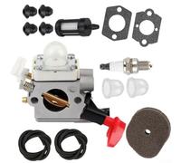 ZMdooreasy Kit carburateur pour FS40 FS50 FS56RC FS56C FS70C FS70RC FS70R, remplace 4144 120 0608, comprend des filtres à air carburant et des joints d'étanchéité pour ampoule PRIMER