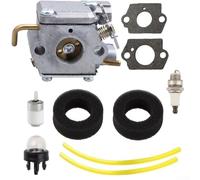 ZMdooreasy Kit de carburateur pour tondeuse Atom 101 103 104 410 et pour débroussailleuse BOLENS BL100 LT31CS avec joints, filtres à air pour ligne d'ampoule PRIMER