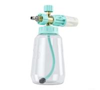 ZMdooreasy Mousse de nettoyeur haute pression avec raccord rapide de 6,35 mm, buse de pulvérisation grand angle de 60°, bouteille PA pour lavage de voiture, plusieurs couleurs disponibles (vert clair)