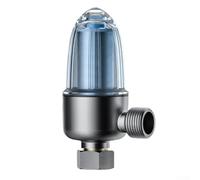 ZMdooreasy Préfiltre pour chauffe-eau pour robinet de machine à laver et douche, élimination efficace de la rouille et des sédiments, compatible avec diverses unités de chauffage électrique (gris