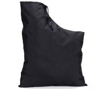 ZMdooreasy Sac de ramassage sous vide 420D étanche et résistant avec cordon de serrage réglable pour le nettoyage du jardin, de la pelouse, de la cour, noir