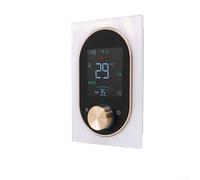 ZMdooreasy Thermostat programmable intelligent WiFi pour chauffage au sol et salles de sauna, contrôleur de température numérique 16 A avec écran VA, horaire hebdomadaire 5+1+1, panneau ignifuge IP20