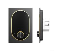 ZMdooreasy Thermostat programmable intelligent WiFi pour chauffage au sol et salles de sauna, contrôleur de température numérique 16 A avec écran VA, horaire hebdomadaire 5+1+1, panneau ignifuge IP20