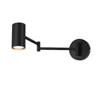 ZMH Applique Murale Intérieure Noire - Gu10 Orientable - Pack De 2 - Style Vintage Pour Salon