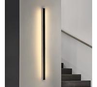 ZMH Applique murale LED Intérieur - Moderne 100 CM 34 W Couloir Up Down Blanc chaud Lampe de couloir Lampe de salon Lampe de lit Noir Éclairage cage d'escalier Salon Chambre enfant