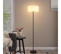 Zmh Lampadaire design papier - Noir et blanc
