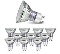 ZMH Pack de 10 GU10 LED Blanc chaud 4W Ampoule Remplace 40W Ampoule halogène 3000K Ampoule à économie d'énergie Angle de faisceau 110° Spot Réflecteur Ampoule Spot - Non dimmable