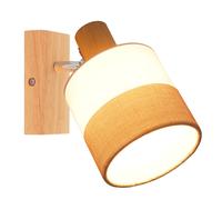 Zmh spot plafond LED 1 flamme vintage - Bois