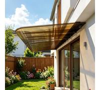 ZMHPLKH Marquise de Porte Exterieur - Auvent Porte d’Entrée en Polycarbonate Anti-UV - Protection Pluie - pour Maison & Résidence