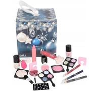 ZMILE COSMETICS Beauty Advent Calendar 'Blue Magic' - 24 Surprises for Make-Up and Styling in Trendy Cube Advent Calendar with Vegan Cosmetics