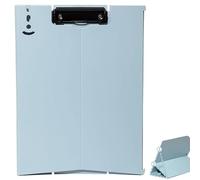 ZMREN Porte Bloc A4 Avec Pince, Porte bloc en plastique format lettre standard A4, Peut se tenir, pour infirmières étudiants, bureau 31,5 cm x 23 cm - Bleu clair