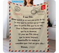 ZMRKQW Plaid Sherpa Personnalisé Pour Fille Et Garçon Couverture Polaire Douce Chaude Moelleuse Hiver Cadeau Noël Haute Qualité