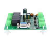 Znchgdtre Module Contrôle industriel Interface PCB | Boîtier métal vert, carte de contrôle industriel FX1N-10MR, alimentation DC24V.