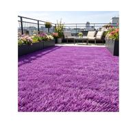 ZNQNDSR Gazon Artificiel Extérieur, Faux Tapis De Gazon Découpable pour Zone d'animaux De Compagnie, Gazon De Pelouse pour Décor De Terrain De Jeu De Cour De Patio(Purple,6.5x68.8ft)