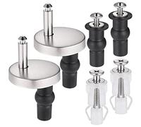 Zocipro 2Pcs Fixation Abattant WC, Fixation Cuvette WC avec Vis | Charnières Siège de Toilette Universelles à Dégagement Rapide, Kit de Fixation Abattant WC Toilette Siège en Acier Inoxydable